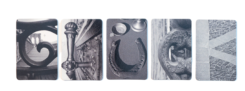 Produktfoto: Mini-Fotomagnete GLÜCK, 5 Stück je 4 x 6 cm