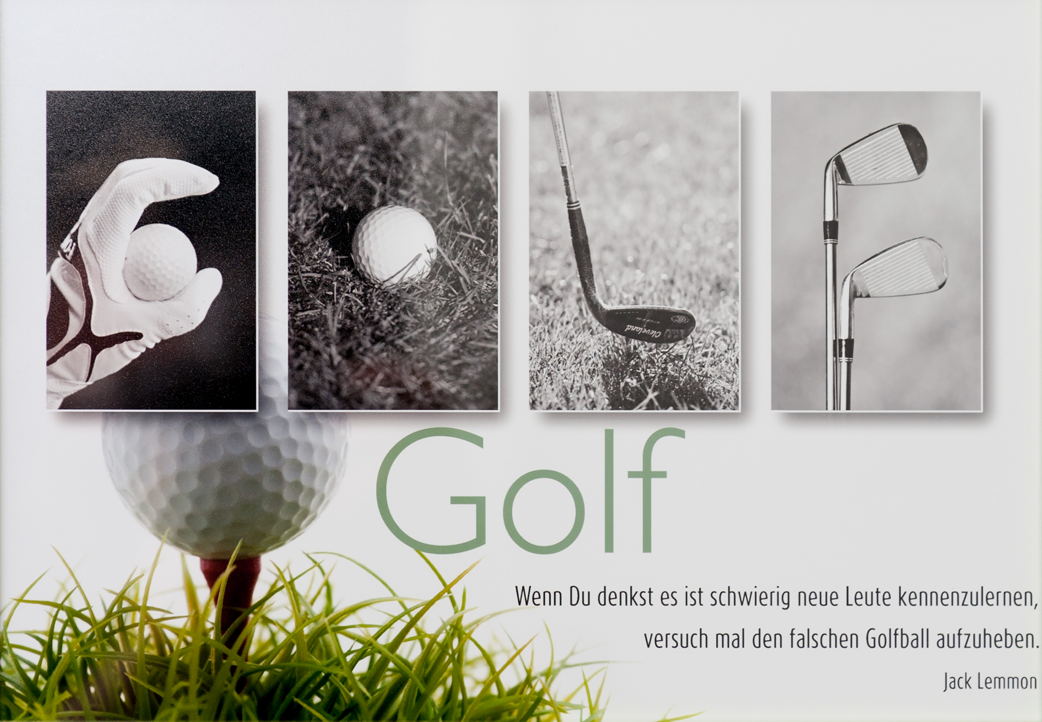 Produktfoto: GOLF Collage, DIN A4 Fotoabzug